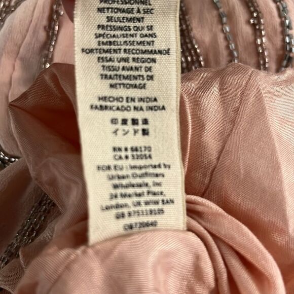$300 Free People Stone River Beaded Sequin Embellished Romper Pink - Picture 16 of 16